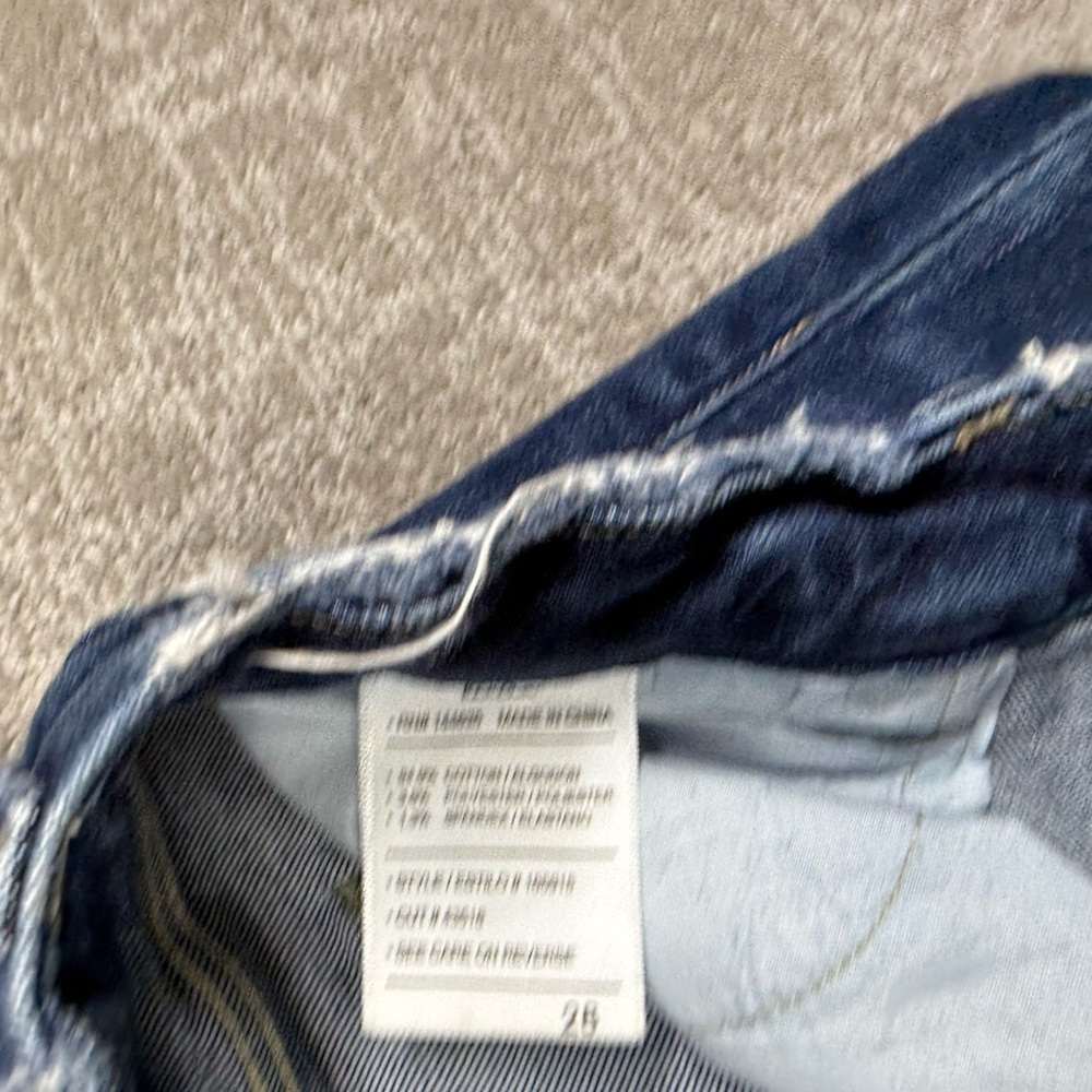 Kancan Exposed Button Fly Cuffed Skinny Jean Women Size 28 - Picture 4 of 6